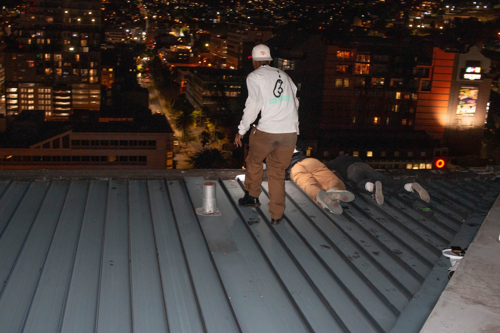 A shot from the Bullyboy heaven spot campaign shoot