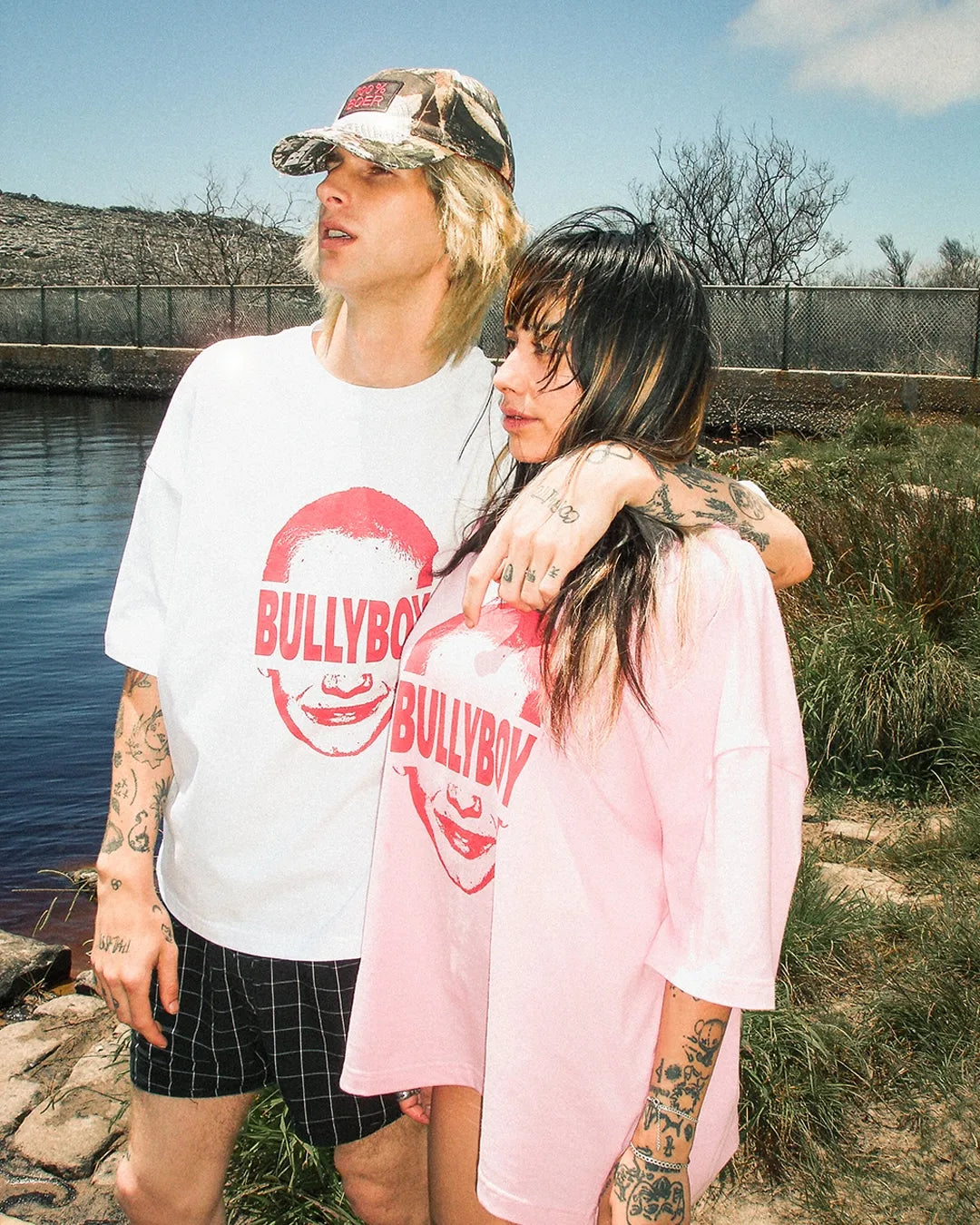 Faces Oversized Boxy Tee - WHITE