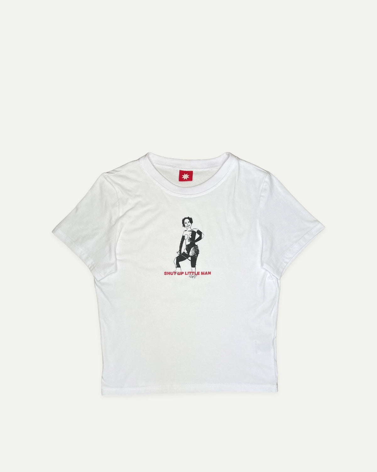 Shut Up Little Man Baby Tee